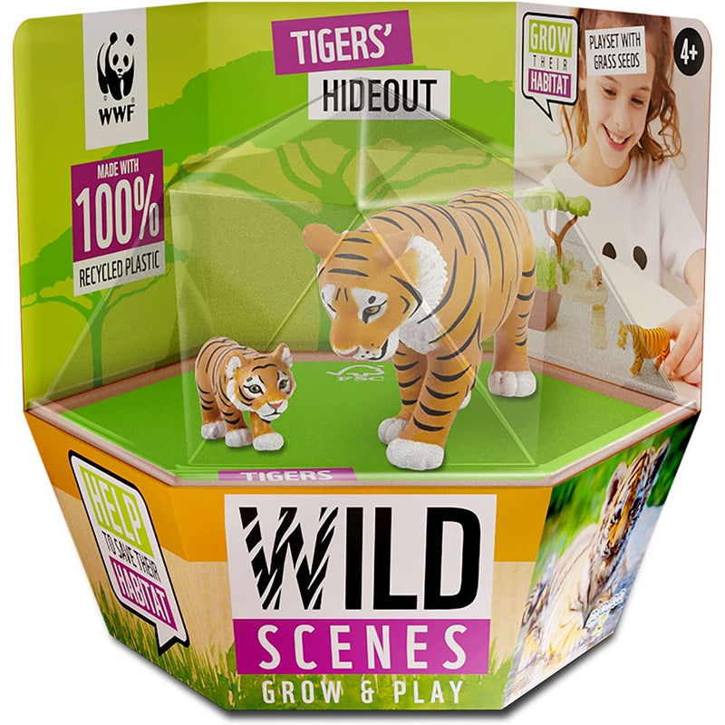 World Wildlife Fund Wild Scenes Tiger'S Hideout Toys