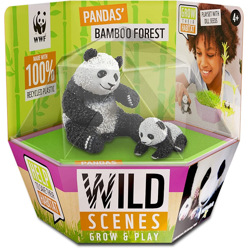 World Wildlife Fund Wild Scenes Panda'S Bamboo Forest Toys