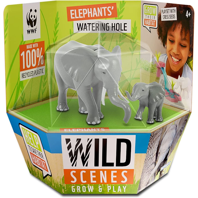 World Wildlife Fund Wild Scenes Elephant'S Watering Hole Toys