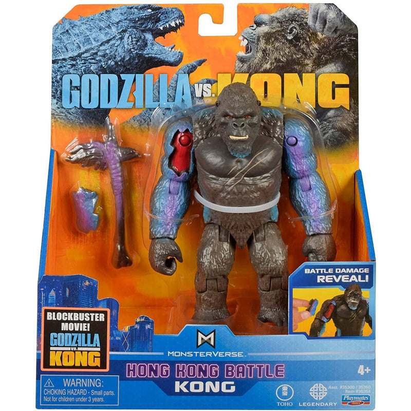Monsterverse Godzilla Vs Kong 6 Inch HK Battle Kong With Axe Toys