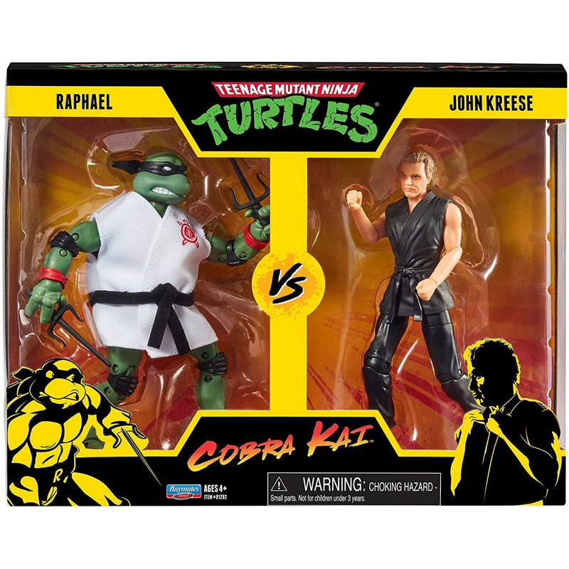 Teenage Mutant Ninja Turtles VS Cobra Kai 2-Packs Raphael VS John Kreese Toys