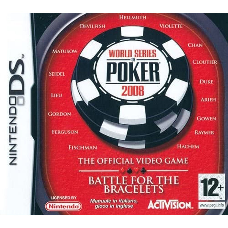World Series Of Poker 2008: Battle For The Bracelets (Italian Box - ENG In Game) | Nintendo DS