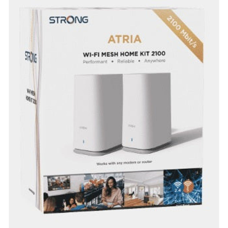 Strong Wi-Fi ATRIA Meshkit 2100 Home Kit Wi-Fi 5 White UK Plug