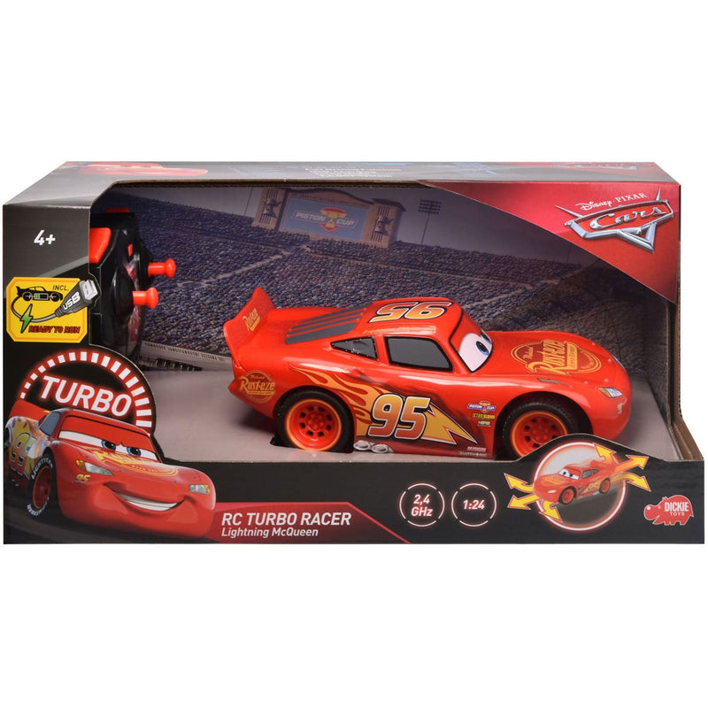 RC Cars 3 Turbo Racer Lightning McQueen Toys