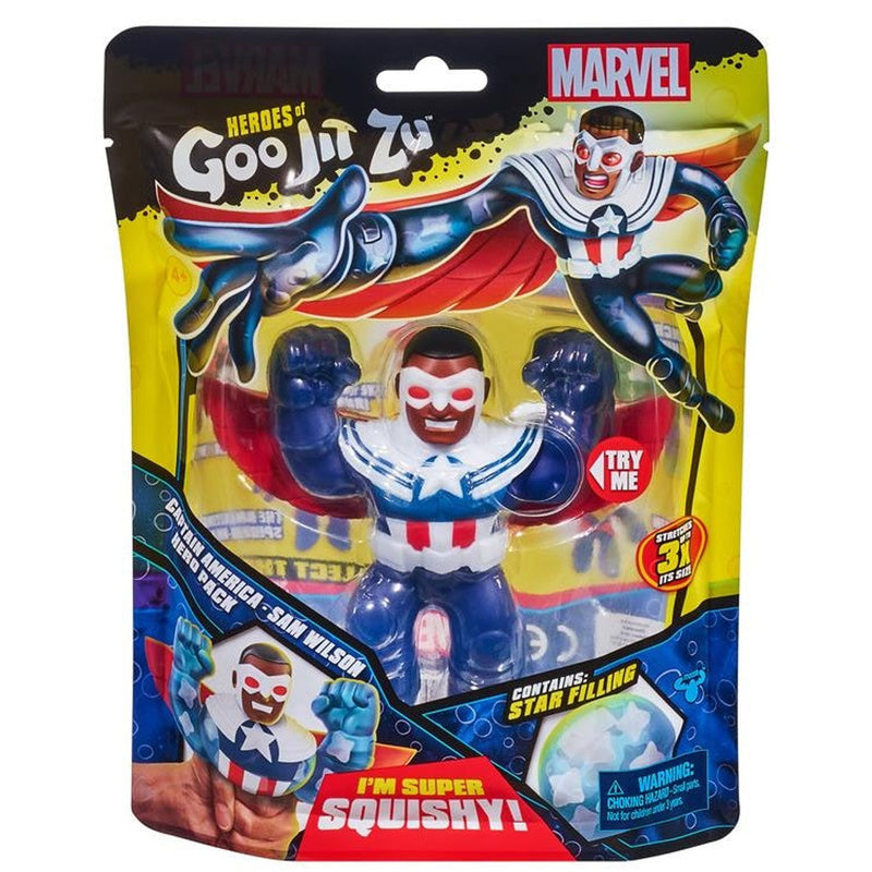 Heroes Of Goo Jit Zu Marvel Superheroes Sam Wilson 41371 Toys
