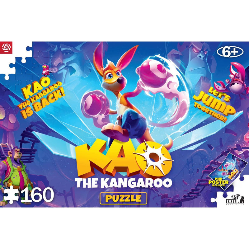 Kids Puzzle Kao The Kangaroo 160 Pieces Puzzle
