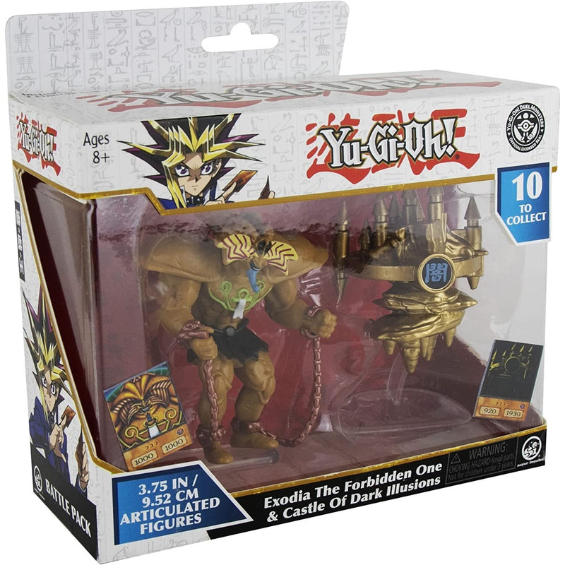 Yu-Gi-Oh 3.75 Inch 2-Figures Exodia & Castle Of Dark Toys