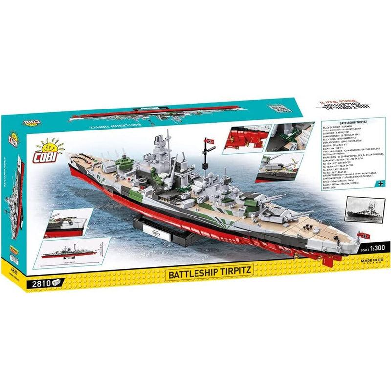 World War II Warships Tirpitz 2880 Pieces Toys