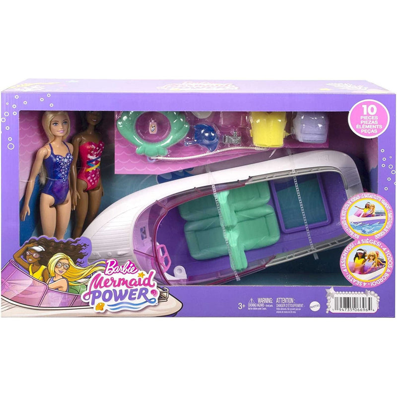 Barbie Mermaid Power Boat Toys
