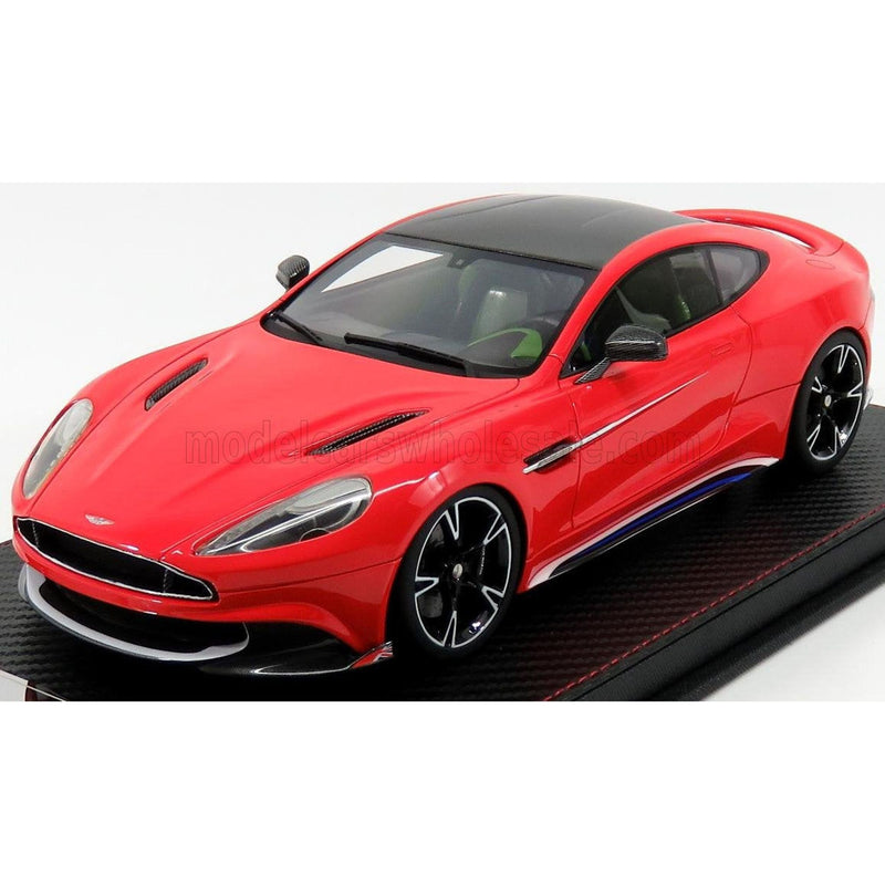 Aston Martin Vanquish S Coupe 2014 - Con Vetrina - With Showcase Red Carbon 1:18