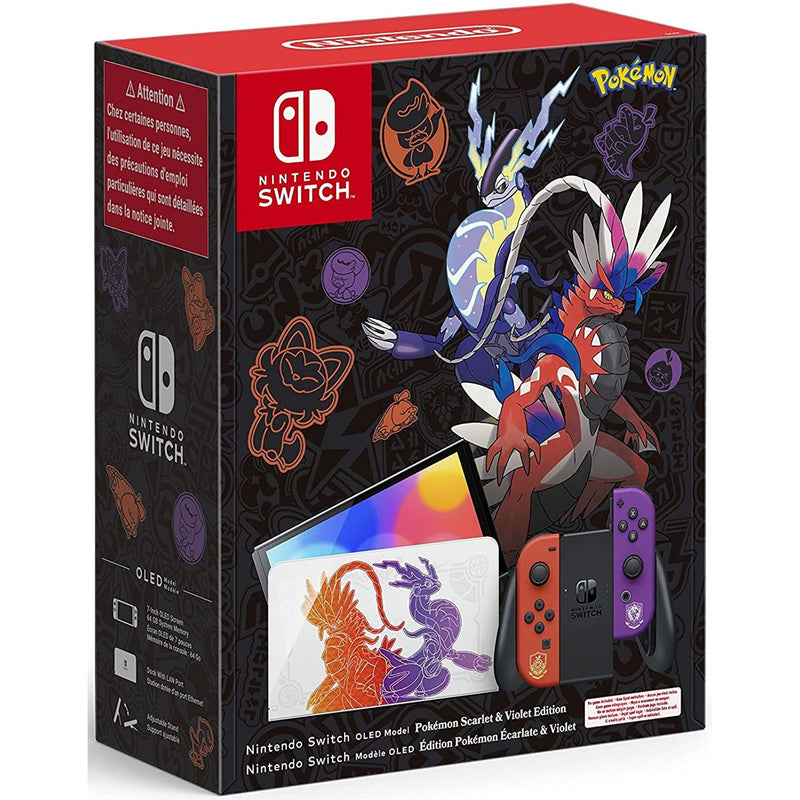 Switch OLED Console Pokemon Scarlet and Violet Edition UK