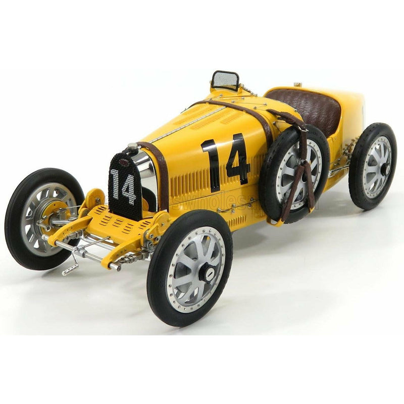 Bugatti T35 N 14 Nation Coulor Project Belgium 1924 Yellow - 1:18