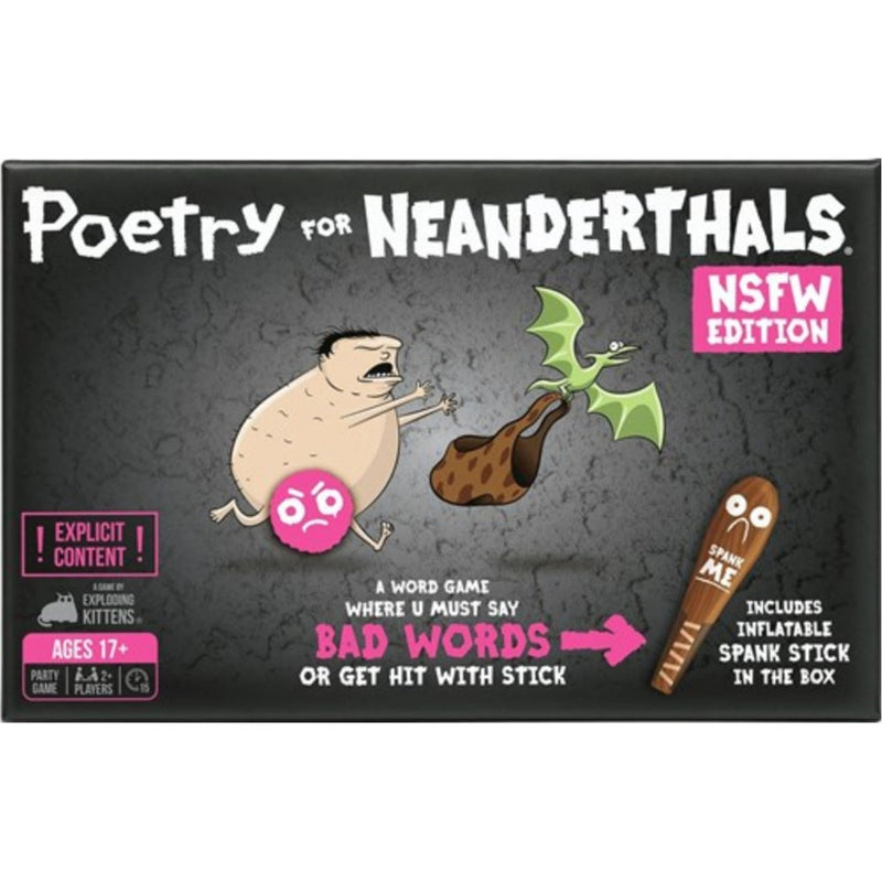 Poetry for Neanderthals NSFW Bad words Board Games