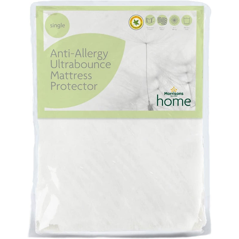 Morrisons Anti-Allergy Mattress Protector Single | Homeware
