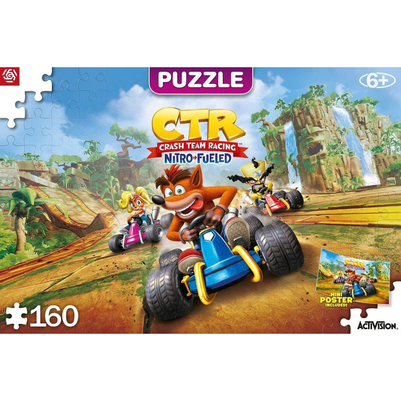 Kids Puzzle Crash Team Racing: Nitro-Fueled 160 Pieces Puzzle Puzzles