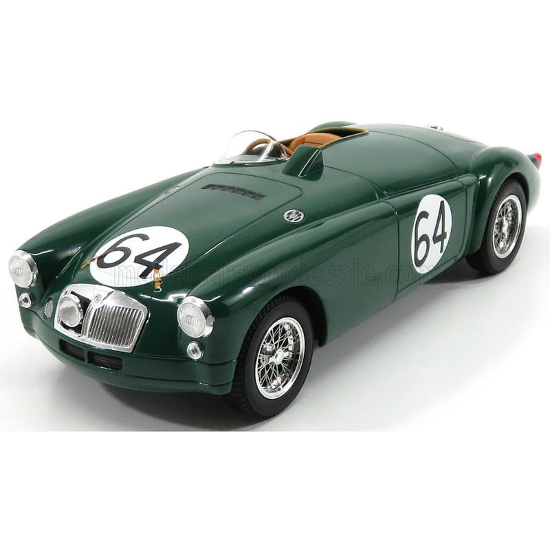 MG MGA Ex182 S4 Team Mg Cars Ltd. N 64 24H LE Mans 1955 T.Lund - H.Waeffler British Racing Green 1:18