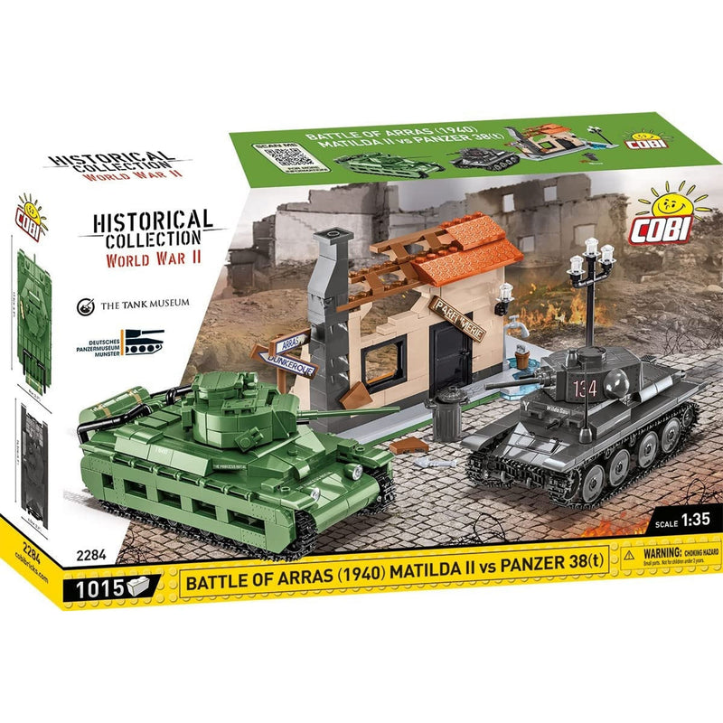 World War 2 Panzer 38 T & Matilda 1,008 Pieces Toy