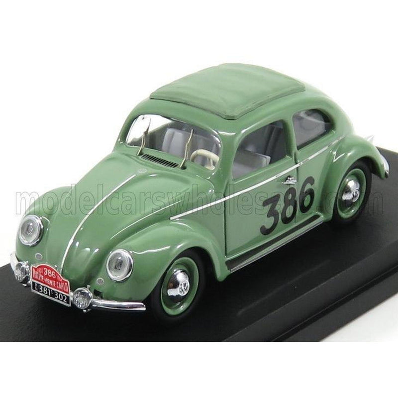 Volkswagen Beetle Maggiolino N 386 Rally Montecarlo 1954 Prager - Culbert Green 1:43