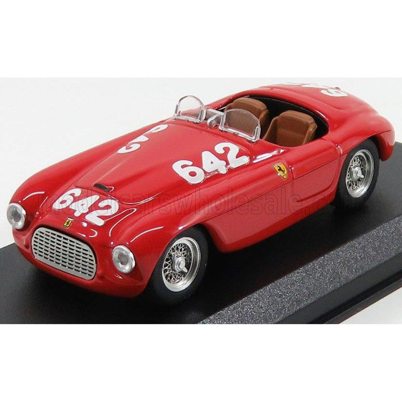 Ferrari 166Mm Barchetta Ch.0010 N 642 Mille Miglia 1949 Taruffi - Nicolini Red 1:43