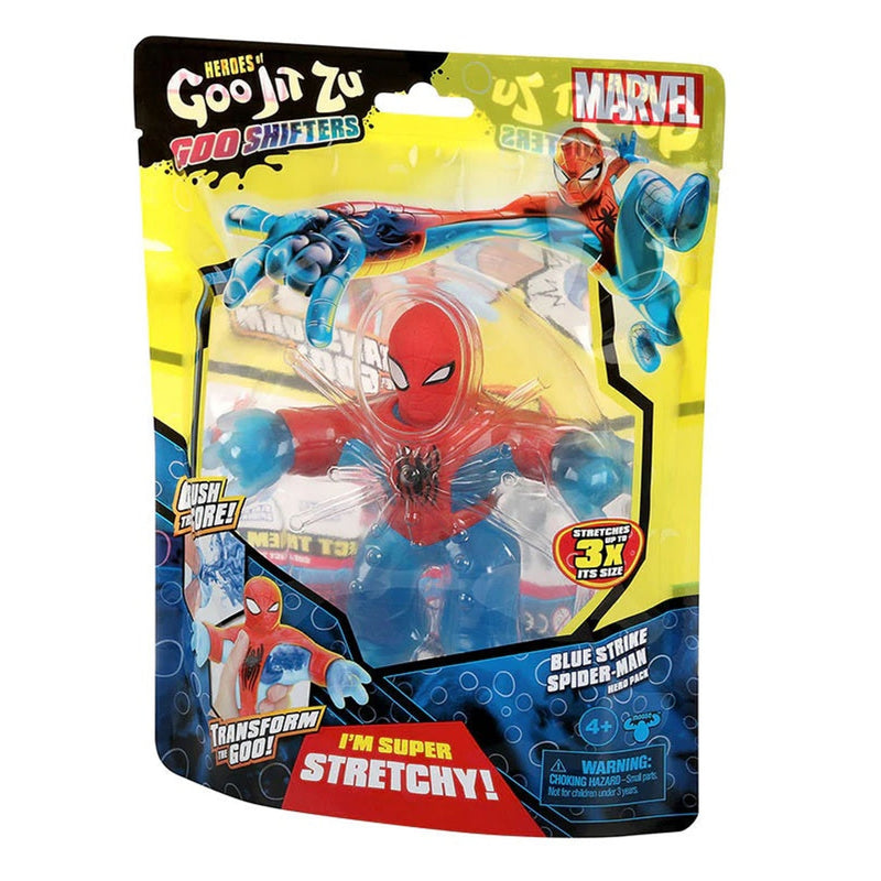 Heroes Of Goo Jit Zu Marvel Goo Shifters Hero Pack Blue Strike Spider-Man | Toys