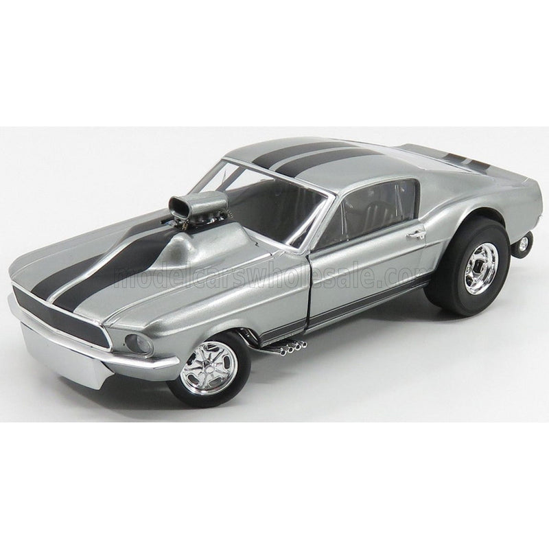 Ford USA Mustang The Malco Gasser Coupe Dragster 1967 Silver Black 1:18