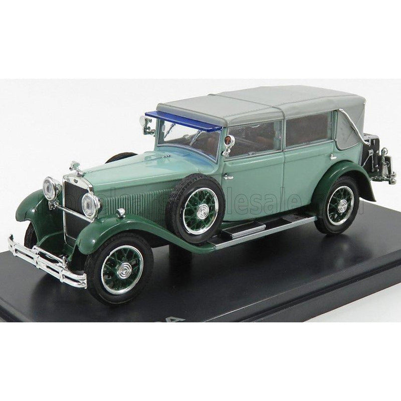 Skoda 860 Cabriolet Closed 1932 2 Tone Green Grey 1:43