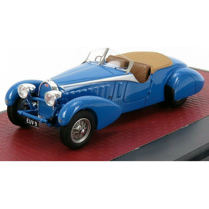 Bugatti Type 57 Ch.57316 TT Tourer Therese By Bertelli 1935 Blue - 1:43