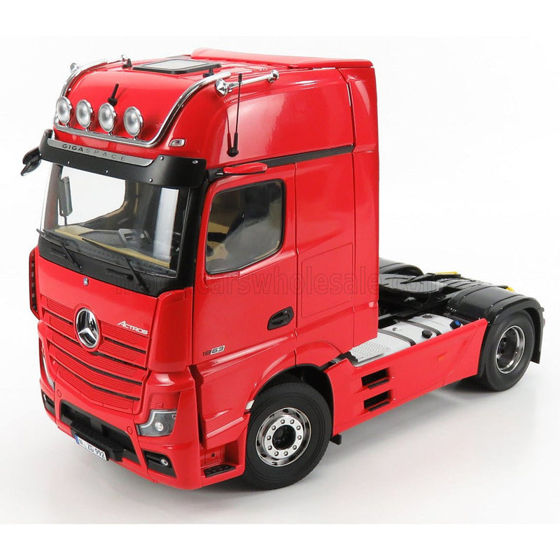 Mercedes Benz Actros 2 1863 Gigaspace 4X2 Tractor Truck 2018 Red - 1:18