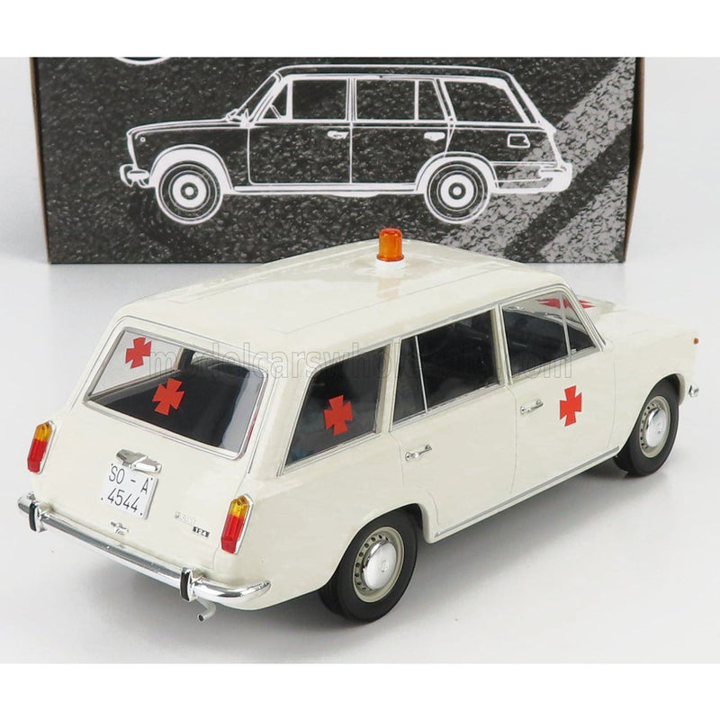 Seat Fiat 124 Familiare Ambulancia 1968 White - 1:18