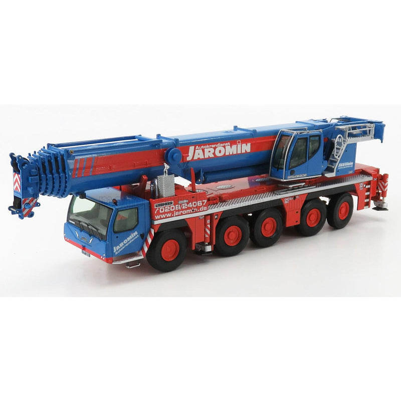 Liebherr Crane Truck Ltm 1250-5.1 - Grue Automotrice - Mobilkran - Crane Light Blue Red 1:50
