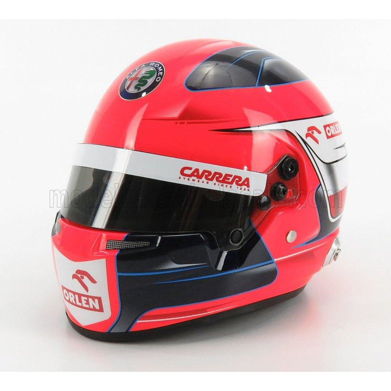 Bell Helmet F1 Casco Helmet Alfa Romeo C39 Team Racing Orlen Season 2020 R.Kubica Red - 1:2