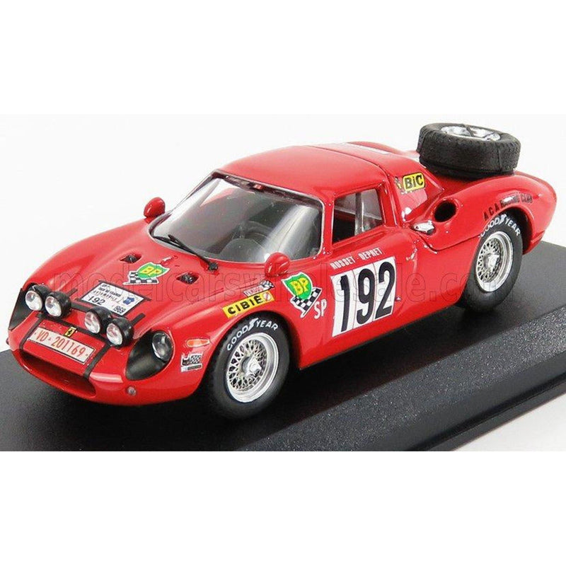 Ferrari 250Lm N 192 Tour De France 1969 Rouget - Depret Red 1:43