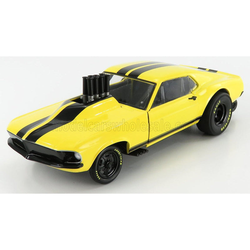 Ford USA Mustang Gasser Stinger Coupe 1969 Yellow Black 1:18