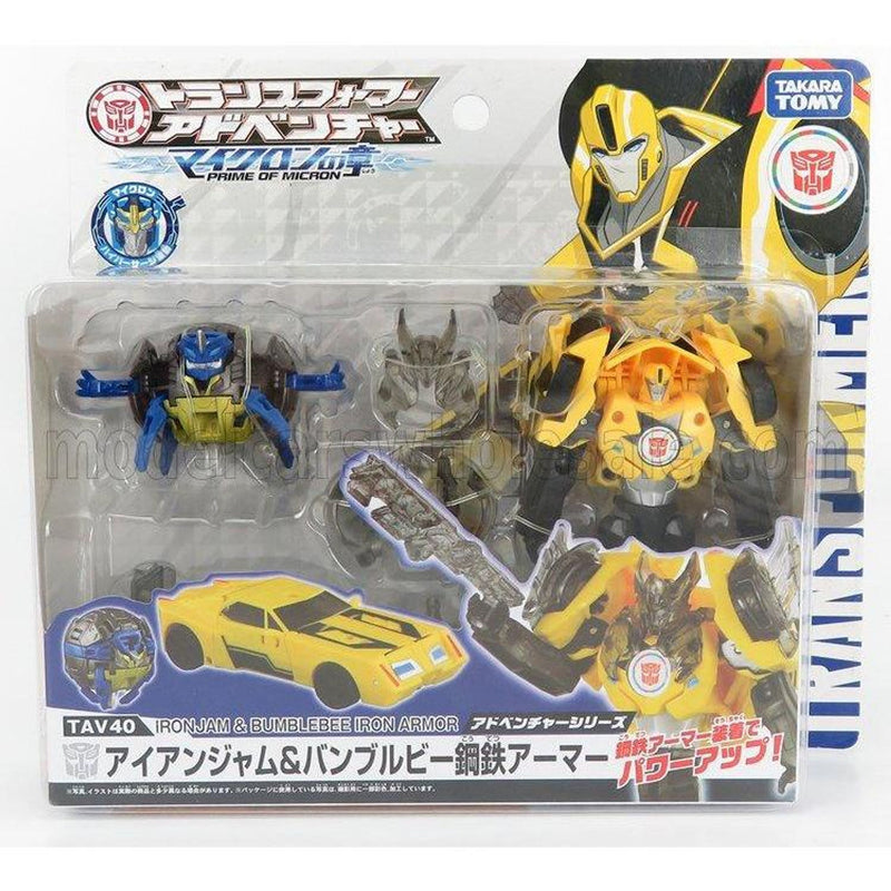 Takara-Tomy Transformers Iron Jam Bumblebee CM 12.0 Yellow Black - 1:64