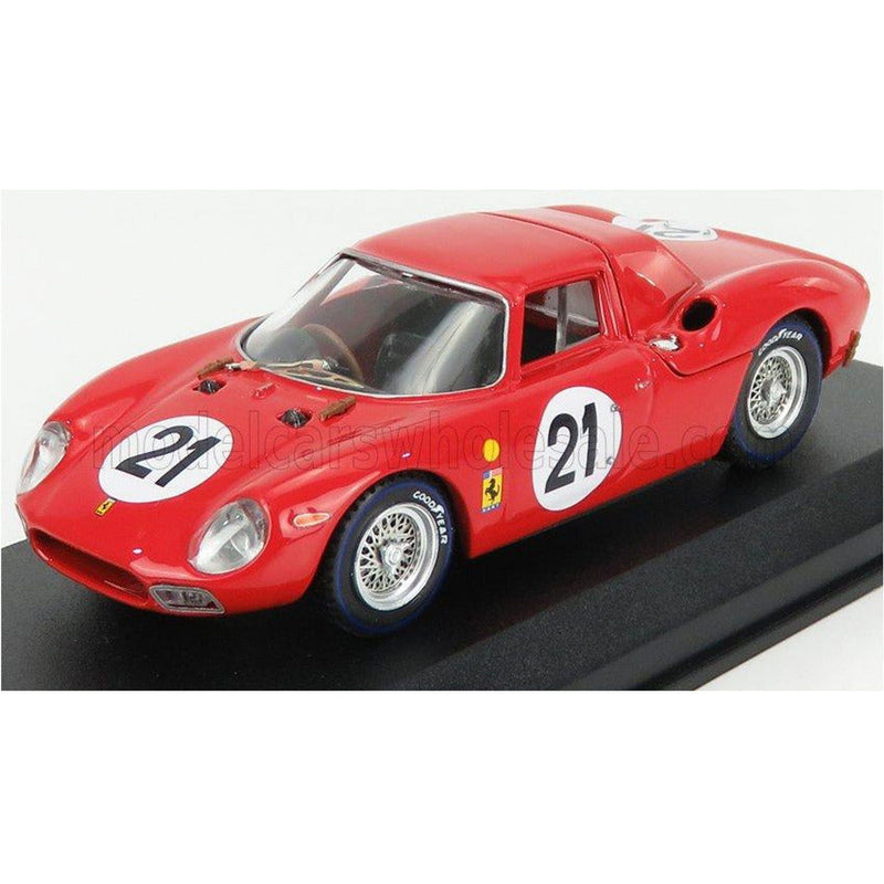 Ferrari 250Lm 3.3L V12 Team N.A.R.T. North American Racing N 21 Winner 24H LE Mans 1965 M.Gregory J.Rindt Red - 1:43