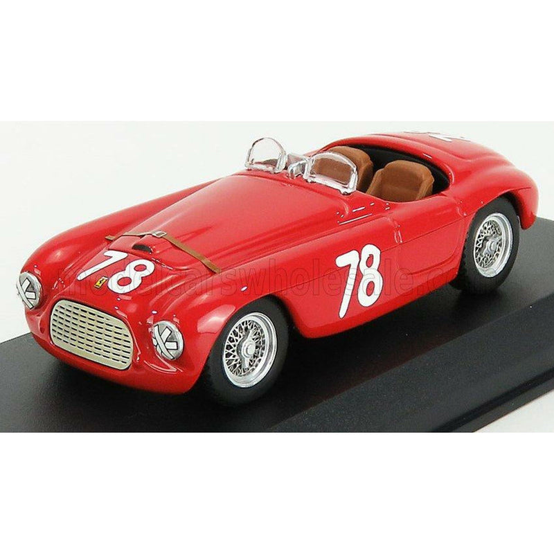Ferrari 166Mm Barchetta CH.0034 N 78 2Nd Coppa D'Oro Di Sicilia 1951 P.Marzotto Red - 1:43