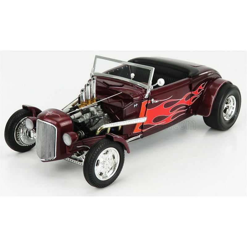 Ford USA Hot Rod Roadster 1934 Bordeaux - 1:18