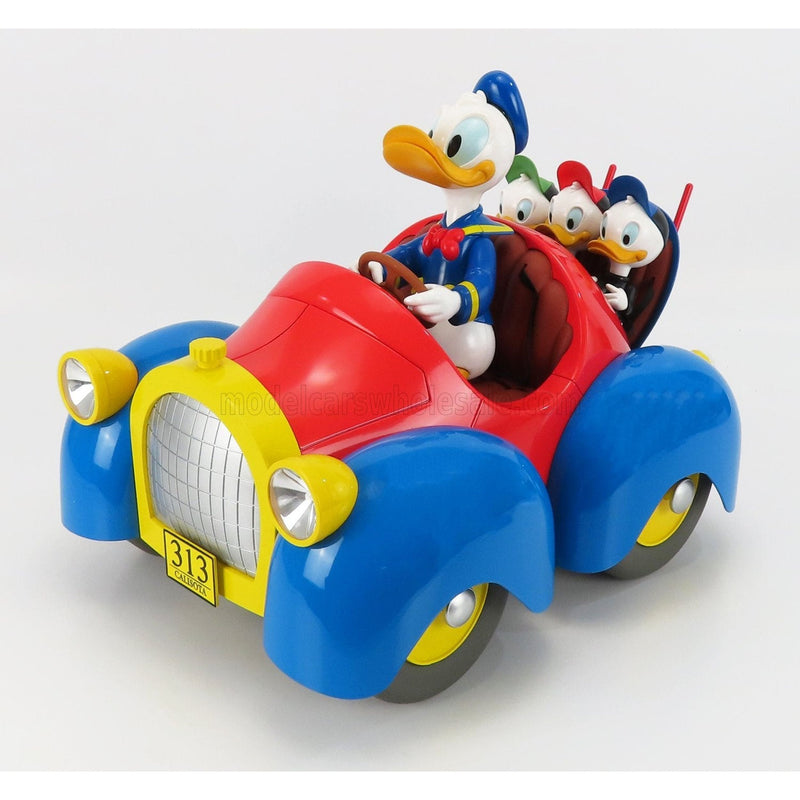 Edicola Disney 313 Auto Di Paperino - Donald Duck Car Red - 1:8