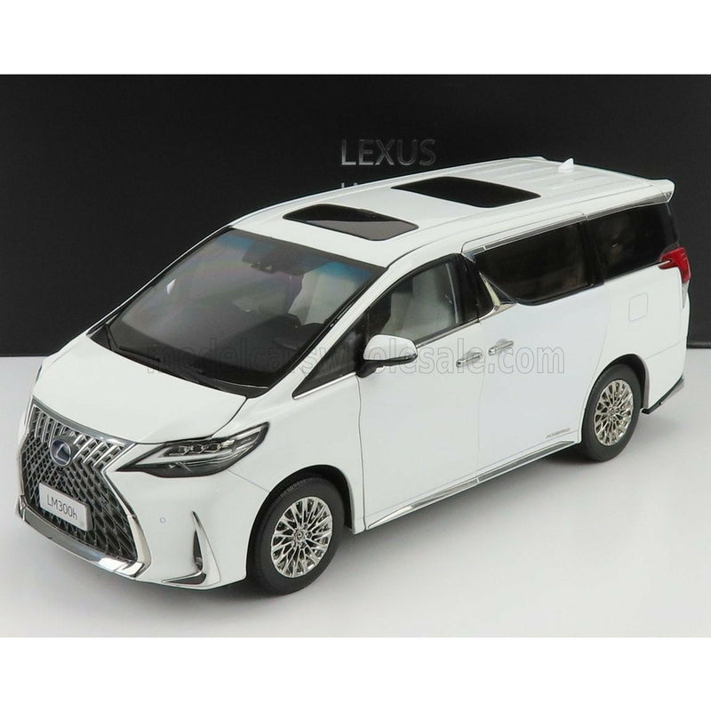 Lexus LM300H Minivan 2020 White Pearl Met - 1:18