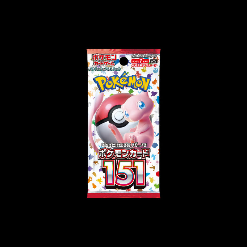 Pokemon Scarlet & Violet 151 sv2a Japanese Booster Pack - Single Pack