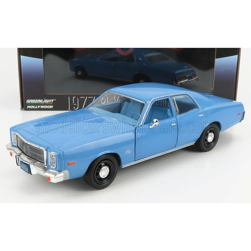 Plymouth Fury 1977 Christine Movie Detective Rudolph Junkins Light Blue - 1:24