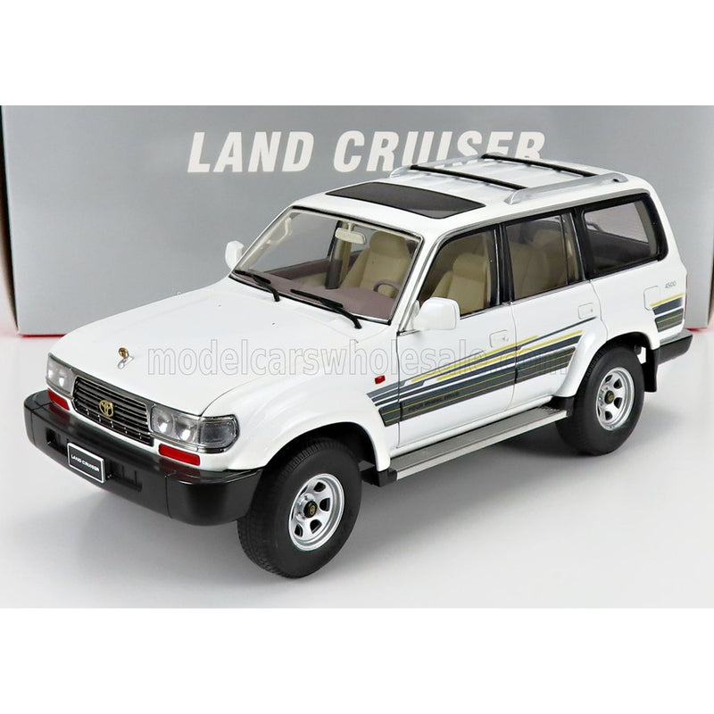 Toyota Land Cruiser J8 1990 White - 1:18