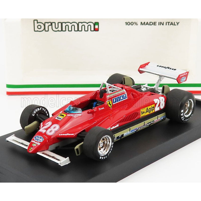 Ferrari F1 126C2 N 28 Winner San Marino Imola GP 1982 Didier Pironi Red - 1:43