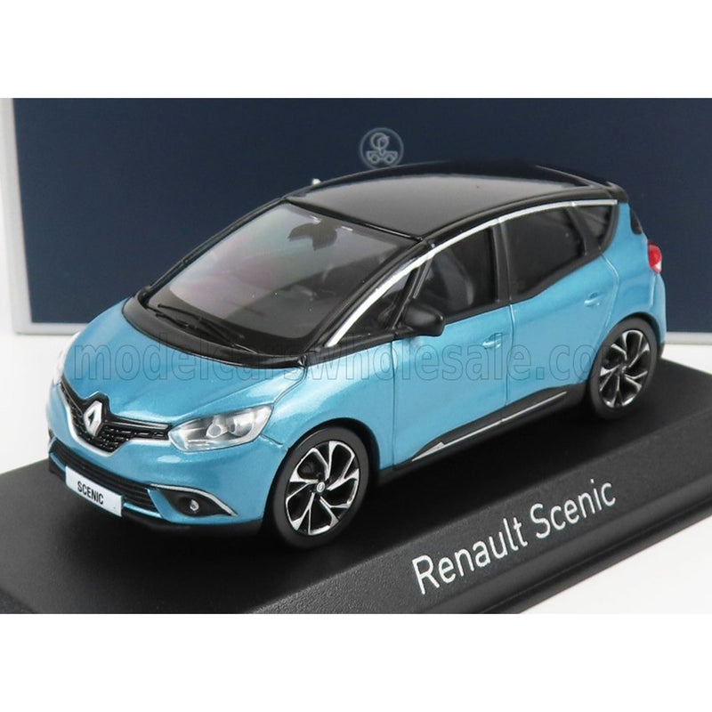 Renault Scenic 2016 Light Blue Black - 1:43