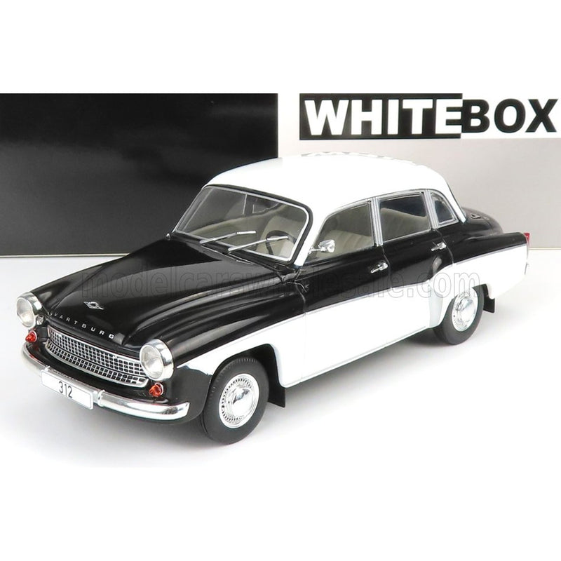 Wartburg 312 1971 Black White - 1:24