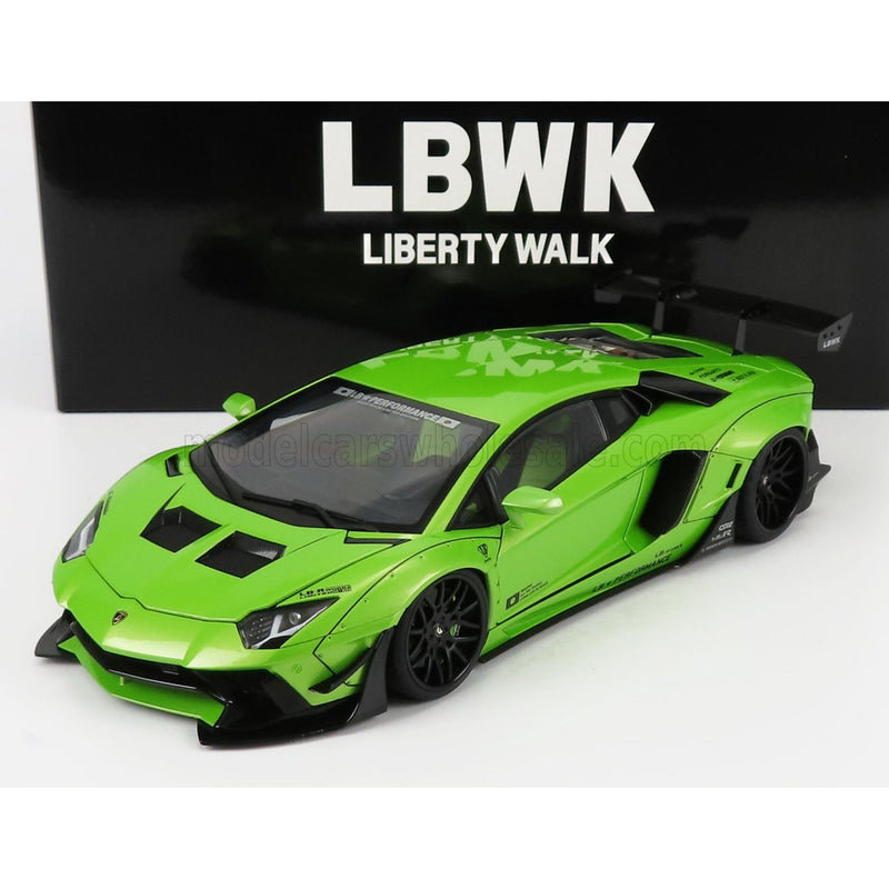 Lamborghini Aventador Liberty Walk 2017 Pearl Green - 1:18