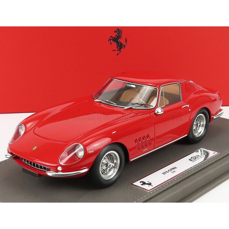 Ferrari 275 GTB2 Coupe 1966 - Con Vetrina - With Showcase Red - 1:18
