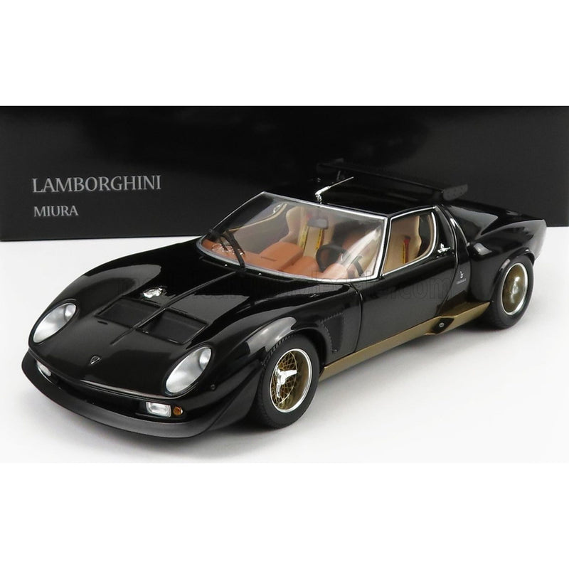 Lamborghini Miura Svr 1970 Black Gold - 1:18