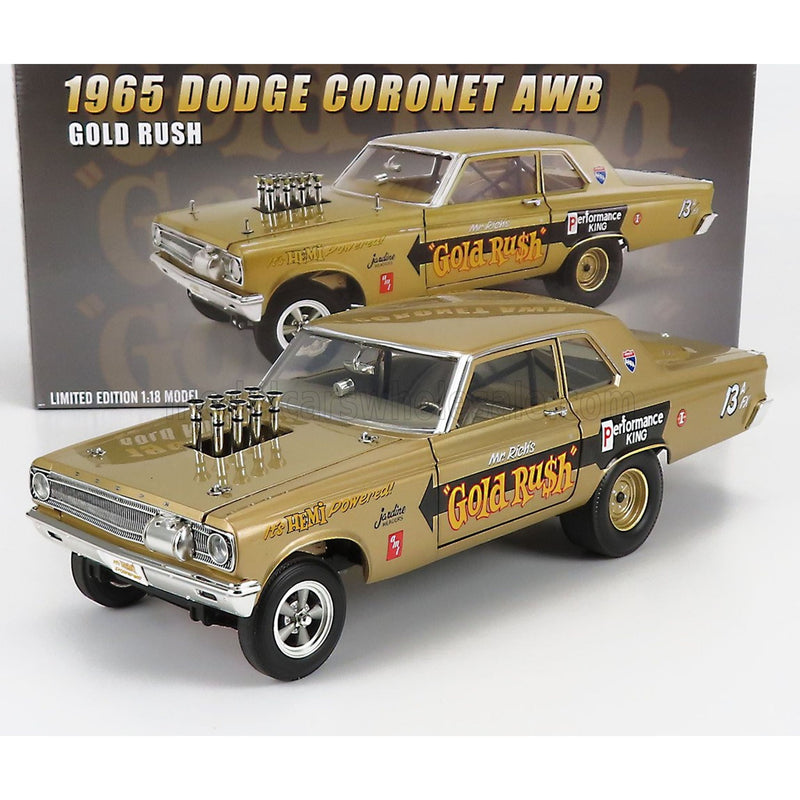 Dodge Coronet Gold Rush Custom 1965 Gold - 1:18