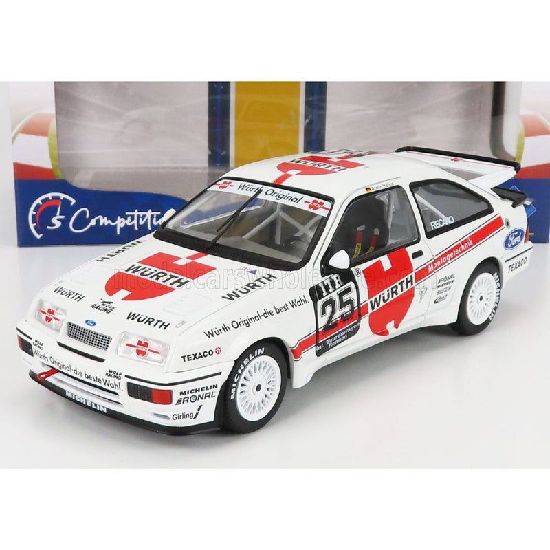 Ford England Sierra Cosworth Rs500 Team Wurth N 25 Winner Nurburgring DTM 1988 A.Hahne White Red - 1:18